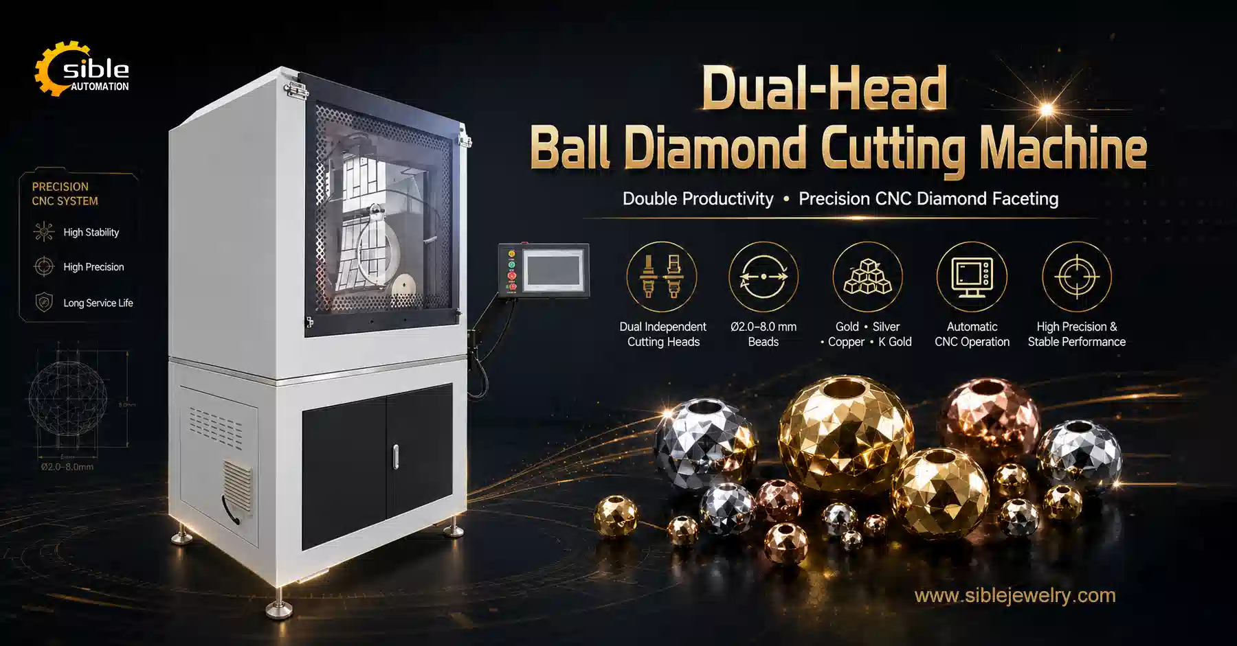 Ball Diamond Cutting Machine: Complete Operating Guide for Jewelry Bead Manufact