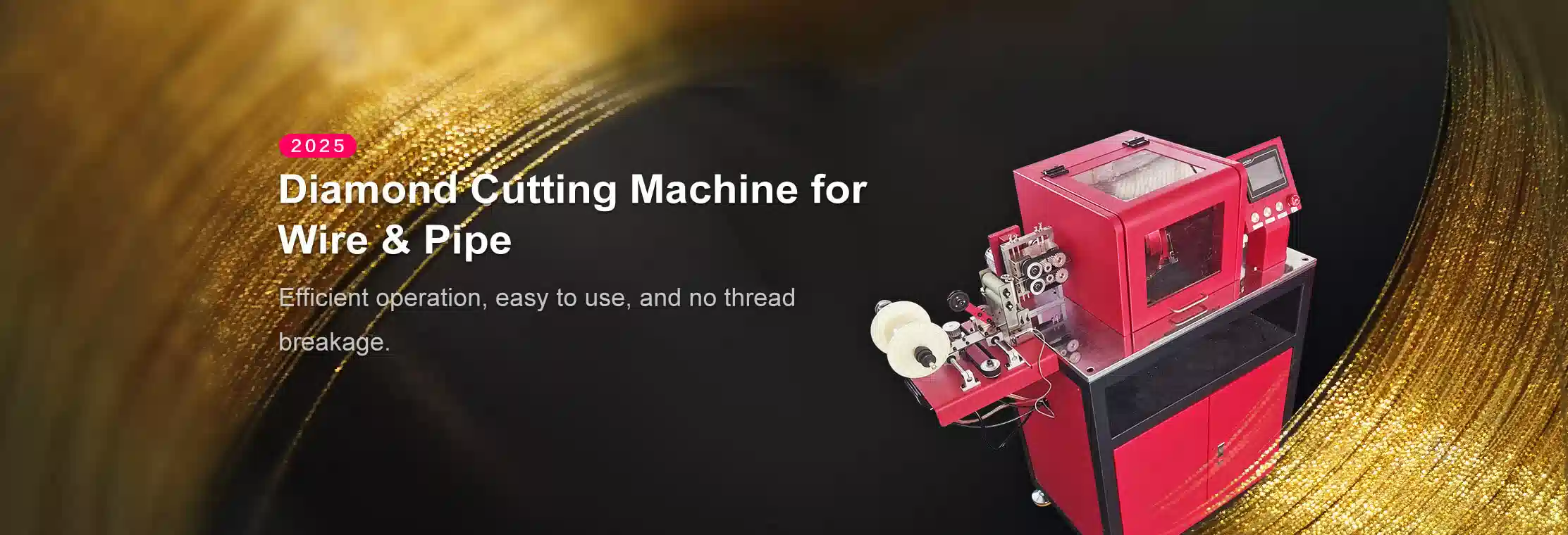 Automatic High-Precision Diamond Cutting Machine for Wire and Tube